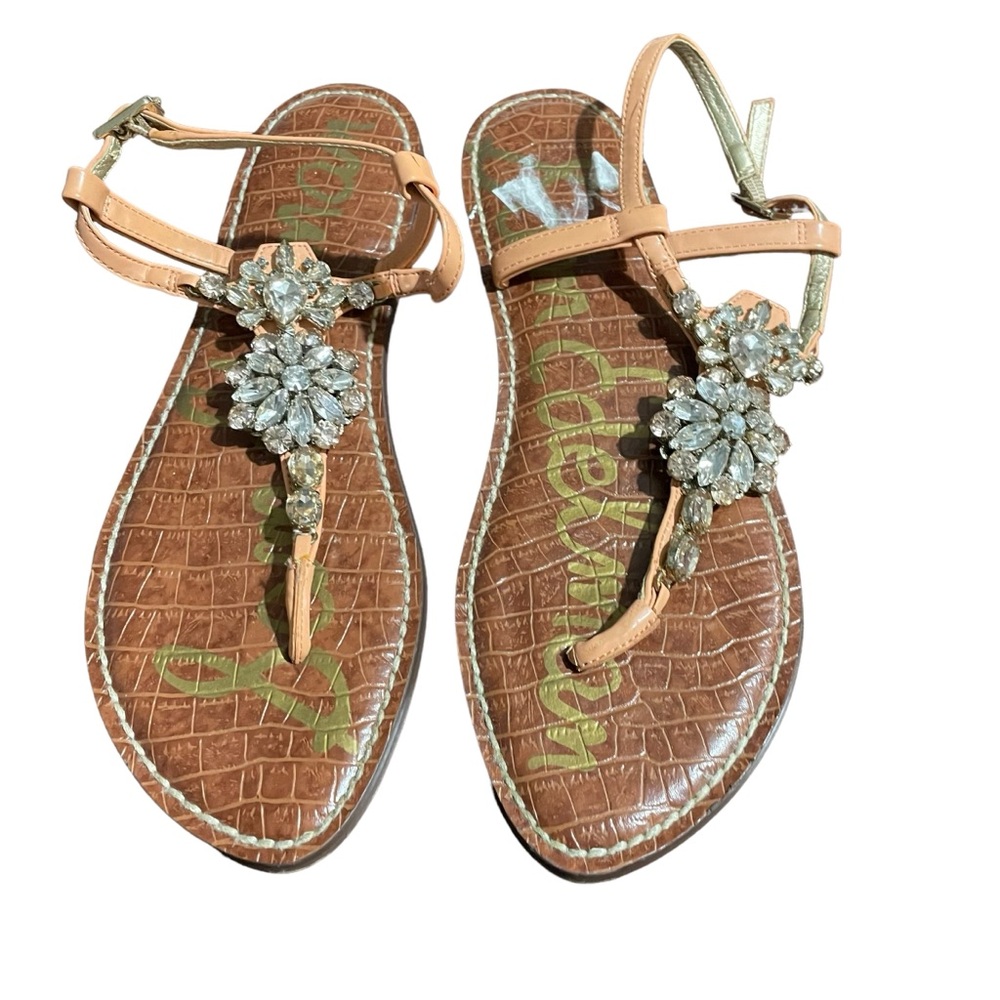 Sam Edelman Grayson Rhinestone Thong - Picture 2 of 5